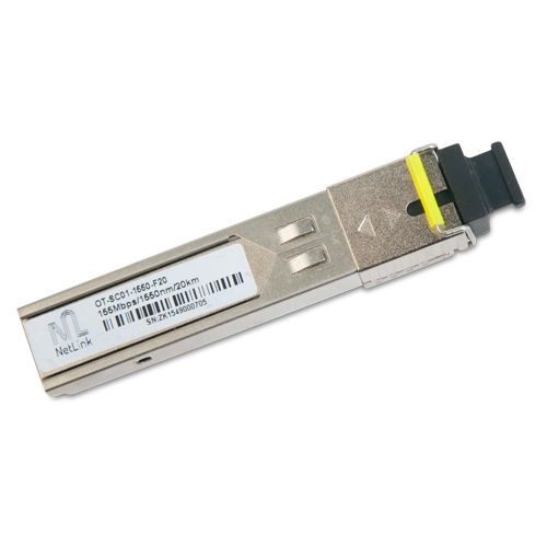 Модуль NetLink SFP-OT-SC01-1550-F-20km  (Tx-1550nm, Rx-1310nm)