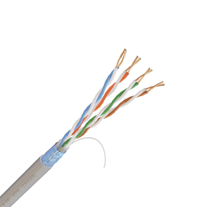 Кабель Netlink FTP 4PR STANDART 24AWG CAT5е 305м. белый внутренний