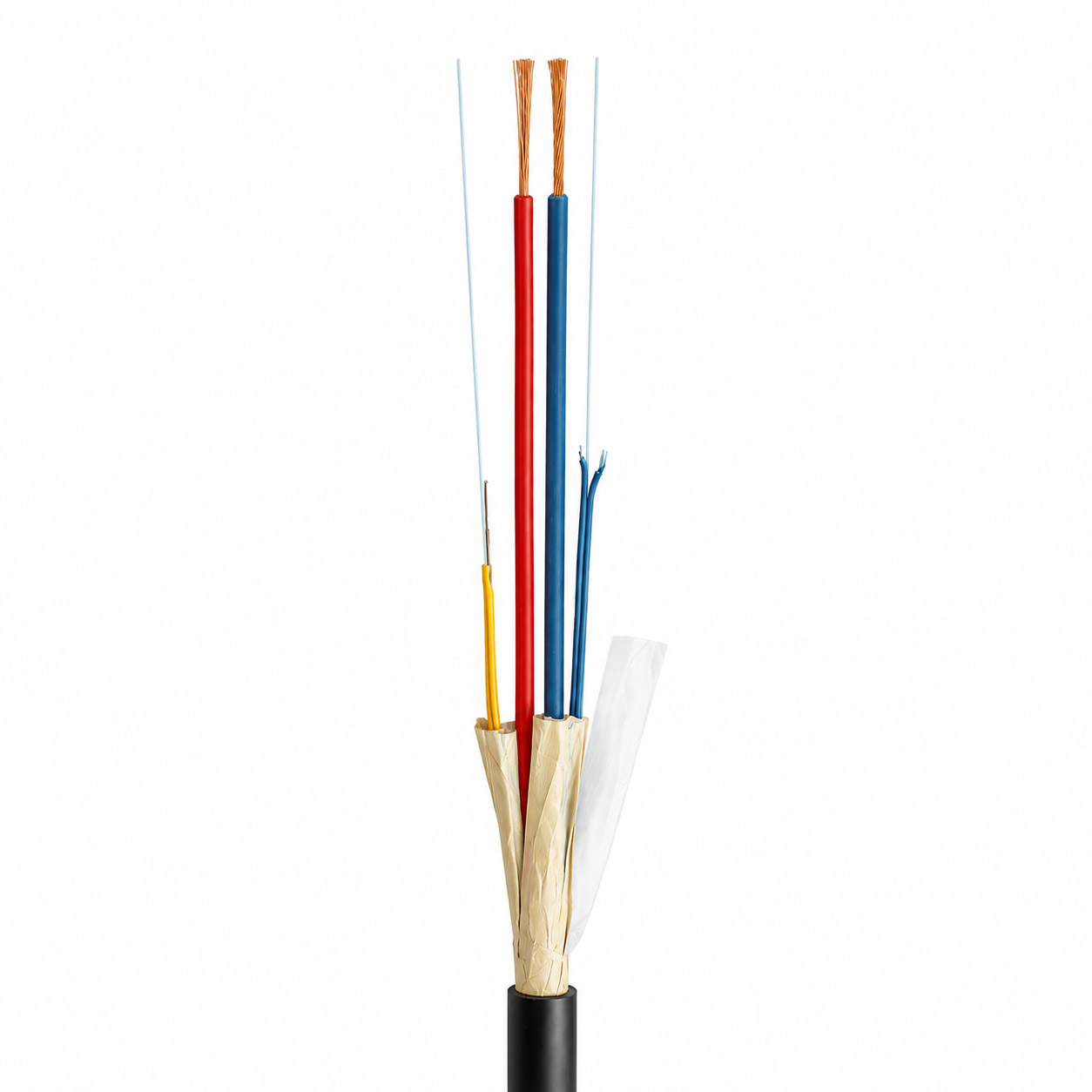Кабель NetLink УКО-2G.657A1+2×1.0мм