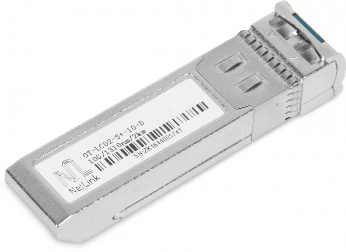 Модуль SFP+, NetLink SFP-OT-LC02-S+-2-D-10G/1310nm/2km