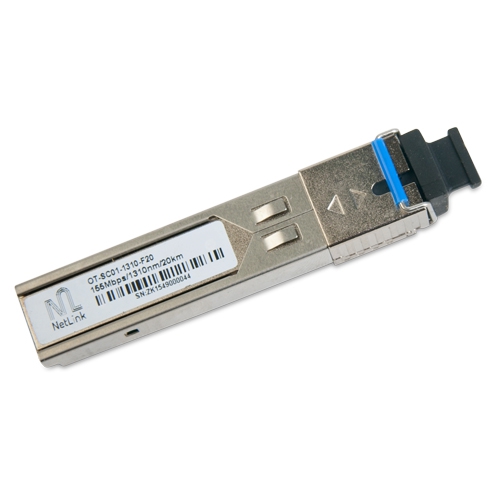 Модуль NetLink SFP-OT-SC01-1310-F-20km  (Tx-1310nm, Rx-1550nm)