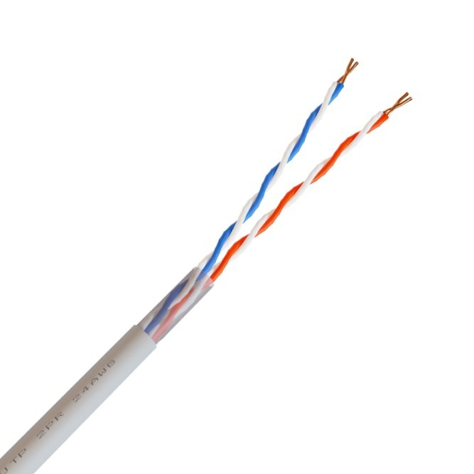 Кабель NetLink NL-CCA UTP 2PR 24AWG CAT5е 305м. белый внутренний (омеднённый)