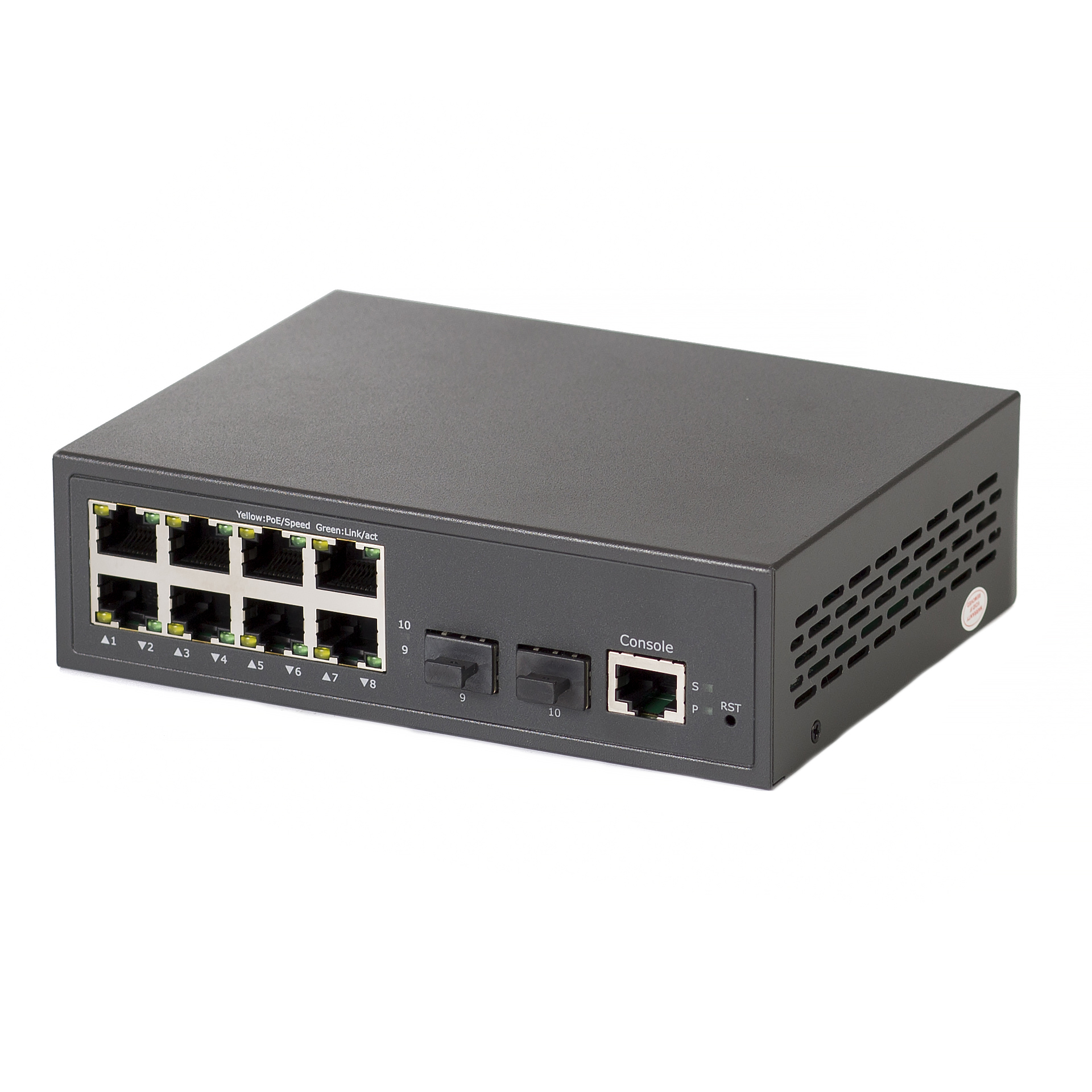 Коммутатор NL-SW-2L-8T2S, управляемый L2+