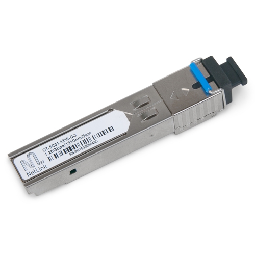 Модуль NetLink SFP-OT-SC01-1310-G-3km  (Tx-1310nm, Rx-1550nm)