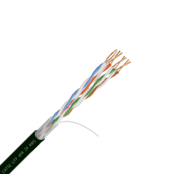 Кабель омедненный NetLink NL-CCA UTP 4PR 24 AWG CAT5е 305м внешний